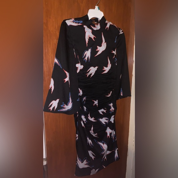 Anthropologie Tracey Reese Colombe Kimono Silk Dress size 2 $348 - Picture 1 of 9